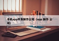 手机app开发制作公司（app 制作 公司）